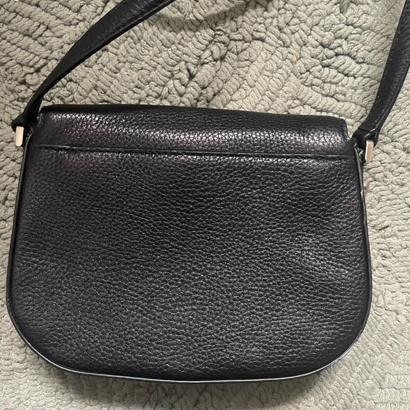 Kate Spade Leila Mini Flap Crossbody bag Black Excellent Condition - Picture 2 of 9